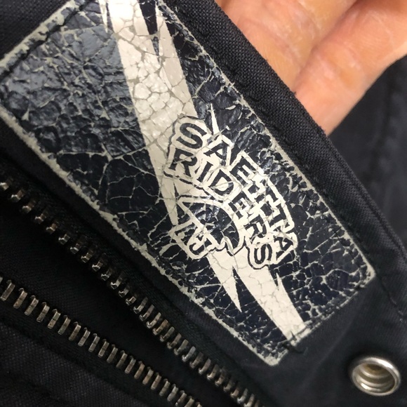 AJ Armani Jeans Saetta Riders  chic luxury jacket coat size Xl - Picture 6 of 12